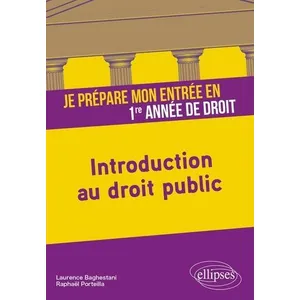 Ellipses Je prépare mon entrée en 1re année de Droit. Introduction au ... pas cher