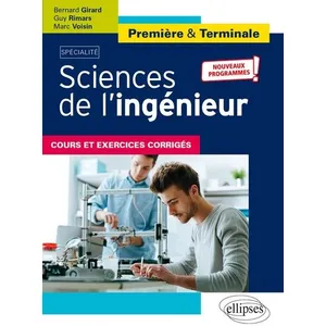 Ellipses Spécialité Sciences de l'ingénieur - Première et Terminale - ... pas cher