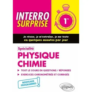 Ellipses Spécialité Physique-Chimie 1re pas cher