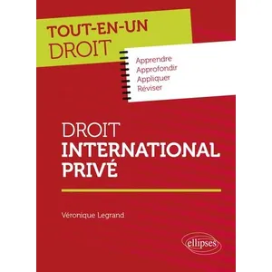 Ellipses Droit international privé pas cher