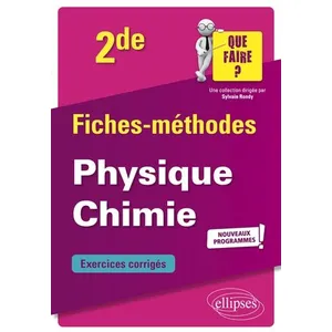 Ellipses Physique-Chimie 2de pas cher