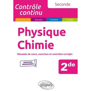 Comparateur de prix : Ellipses Physique-Chimie 2de