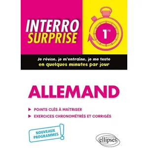 Ellipses Allemand 1re pas cher
