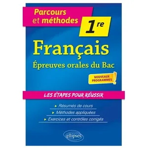 Comparateur de prix : Ellipses Français Épreuves Orales Du Bac 1re