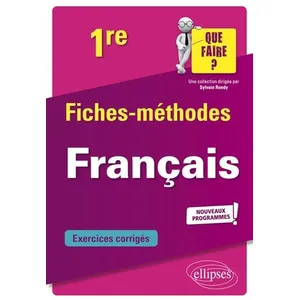 Ellipses Français 1re pas cher