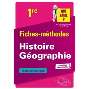 Ellipses Histoire-Géographie 1re pas cher