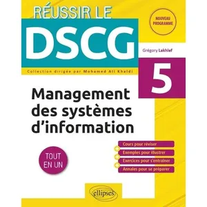 Comparateur de prix : Ellipses Management Des Systèmes D'information Dscg 5 - Tout-En-Un