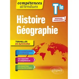 Comparateur de prix : Ellipses Histoire Géographie Tle