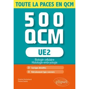 Comparateur de prix : Ellipses Ue 2 Biologie Cellulaire - 500 Qcm