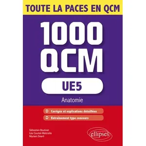 Ellipses Ue5 Anatomie - Les 1000 Qcm pas cher