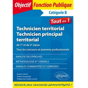 Ellipses Technicien Territorial, Technicien Principal Territorial De 1re Et De 2e Classe - Tous Les Concours Et Examens Professionnels pas cher