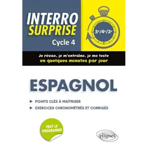 Comparateur de prix : Ellipses Espagnol Cycle 4 (5e, 4e, 3e)