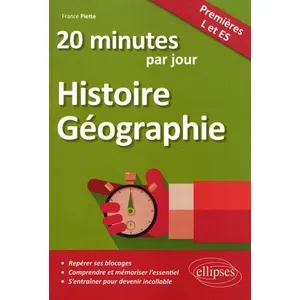 Comparateur de prix : Ellipses 20 Minutes D'histoire-Géographie Par Jour 1res L Et Es