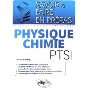 Ellipses Physique-Chimie Ptsi pas cher