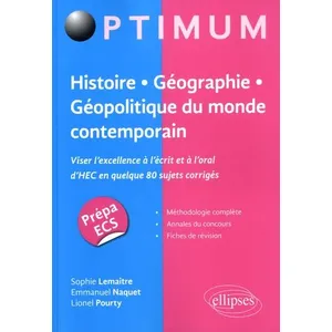 Ellipses Histoire - Géographie - Géopolitique du monde contemporain. V...