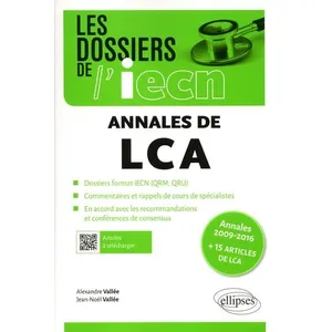 Ellipses Annales De Lca - Annales 2009-2016 + 15 Articles De Lca pas cher