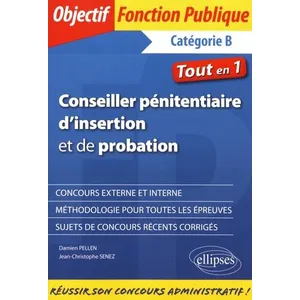 Ellipses Conseiller Pénitentiaire D'insertion Et De Probation - Catégorie B pas cher