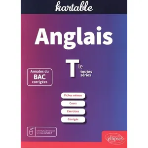 Comparateur de prix : Ellipses Anglais Tle Toutes Séries L, Es, S