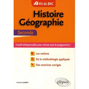 Ellipses Histoire-Géographie 2de pas cher
