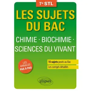 Ellipses Chimie, Biochimie, Sciences Du Vivant Tle Stl pas cher