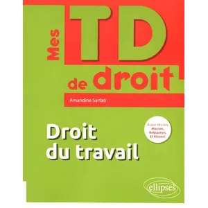 Ellipses Droit Du Travail pas cher