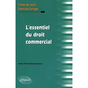Ellipses L'essentiel du droit commercial pas cher