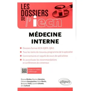 Ellipses Médecine interne pas cher