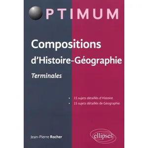 Comparateur de prix : Ellipses Compositions D'histoire-Géographie Terminales