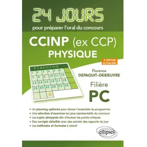 Ellipses Physique - Concours Ccp, Filière Pc pas cher