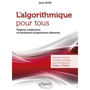 Comparateur de prix : Ellipses L'algorithmique pour tous - Énigmes, conjectures et simulatio...