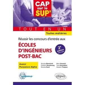 Ellipses Réussir les concours d'entrée aux écoles d'ingénieurs post-ba... pas cher