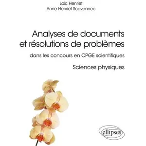 Ellipses Analyses de documents et résolutions de problèmes dans les co... pas cher