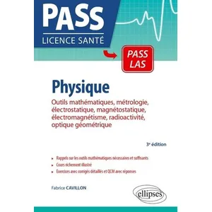 Ellipses UE3 - Physique, Outils mathématiques, métrologie, électrostat... pas cher