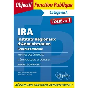 Ellipses Ira, Instituts Régionaux D'administration - Concours Externe pas cher
