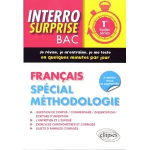 Ellipses Français 1res Spécial Méthodologie pas cher