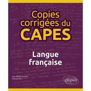 Comparateur de prix : Ellipses Copies corrigées du CAPES - Langue française