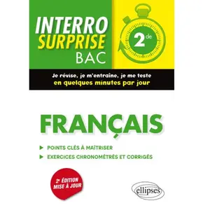Ellipses Français 2de Interro Surprise pas cher