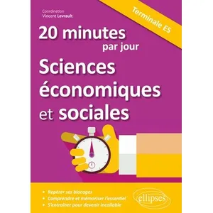 Comparateur de prix : Ellipses 20 Minutes De Sciences Economiques Et Sociales Par Jour Tle Es