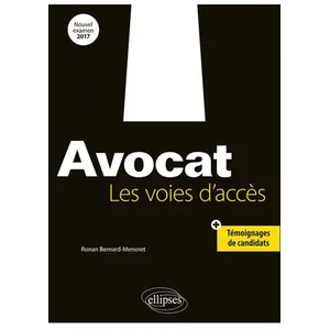 Ellipses Avocat - Les Voies D'accès pas cher