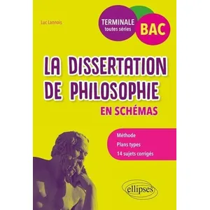 Comparateur de prix : Ellipses La Dissertation De Philosophie En Schémas - Bac Terminale Toutes Séries