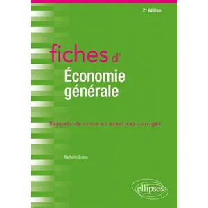 Comparateur de prix : Ellipses Fiches D'économie Générale