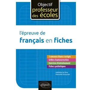Ellipses L'épreuve De Français En Fiches pas cher