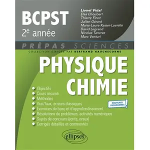 Ellipses Physique-Chimie Bcpst 2e Année - Nouveaux Programmes pas cher