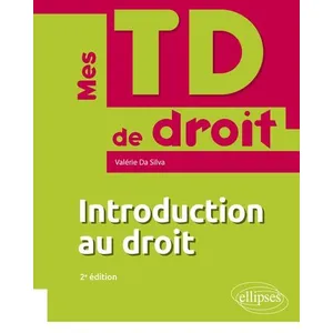 Ellipses Introduction au droit pas cher