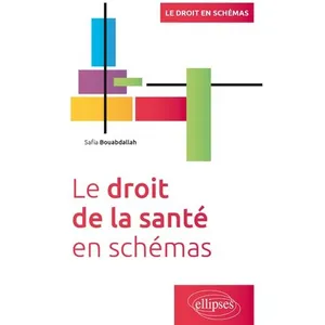 Ellipses Le droit de la santé en schémas pas cher