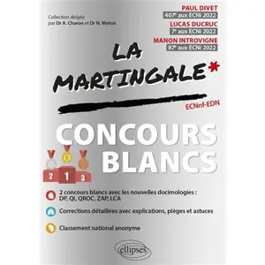 Ellipses Concours blancs pas cher