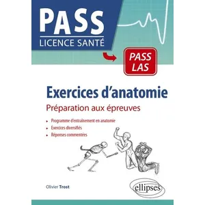 Ellipses Exercices D'anatomie - Préparation Aux Épreuves pas cher