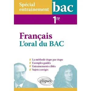 Ellipses Français 1re Spécial Entraînement pas cher