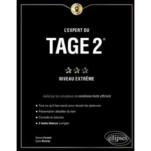 Comparateur de prix : Ellipses L'expert Du Tage 2® Niveau Extrême - 3 Tests Blancs