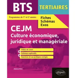 Comparateur de prix : Ellipses BTS tertiaires - CEJM - Culture économique, juridique et mana...